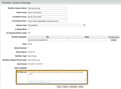 Debug Mode in ProjectFlow