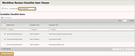 Adding Checklist Items