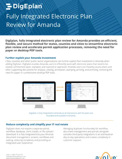 DigEplan | DigEplan for Amanda