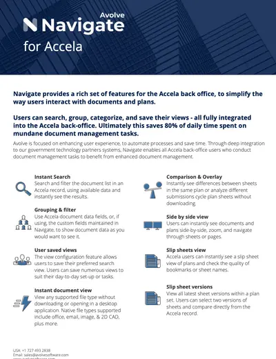 Avolve Navigate | Enhanced Search in Accela